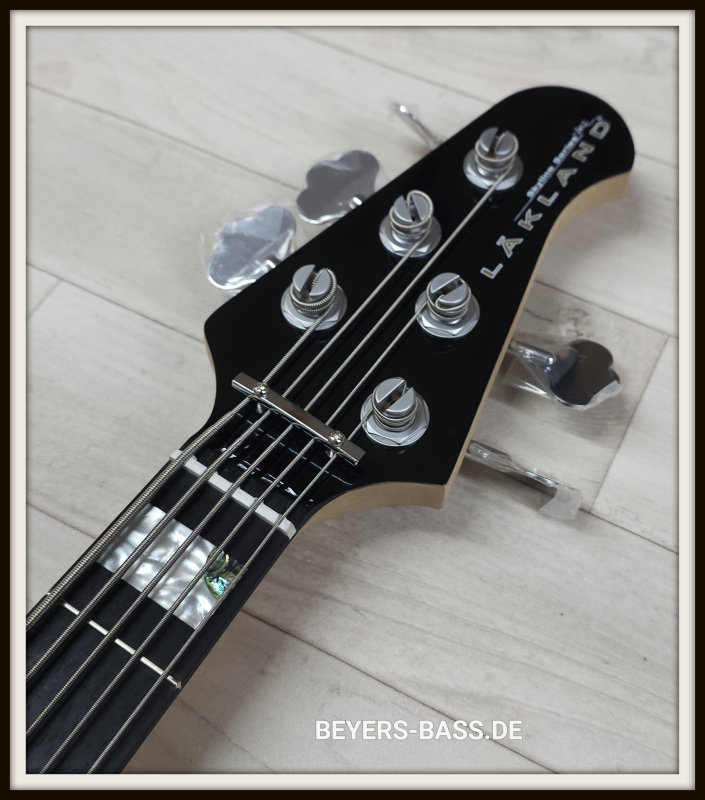 Lakland Skyline 55-02C Custom, Black Sparkle Gloss